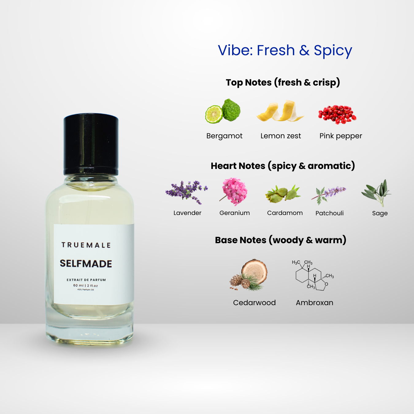 SELFMADE Male Perfume - 60ml
